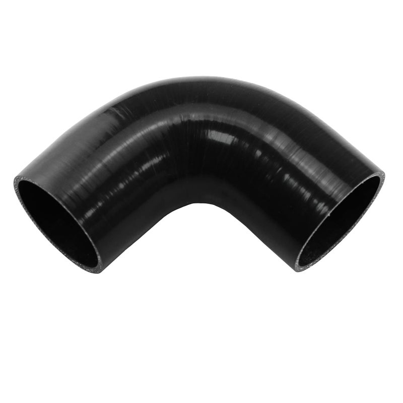 Ucreative 90 Degree Elbow ID: 3.0""(76mm) 4-Ply High Performance Coupler Silicone Hose for Vehicle with T-Bolt Clamp - Image 4